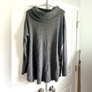 Grey Turtleneck Sweater